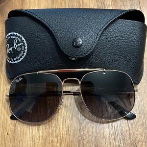 Ray-Ban Gold aviator type sunglasses - EXCELLENT condition.